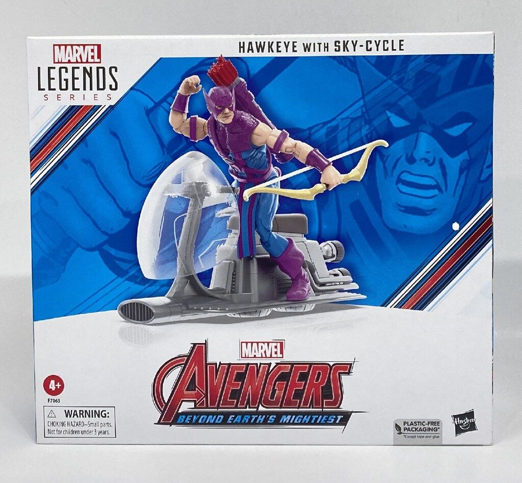 HASBRO (ACTION FIGURE) AVENGERS / BEYOND EARTHS MIGHTIEST HAWKEYE / WITH SKY CYCLE 6インチ