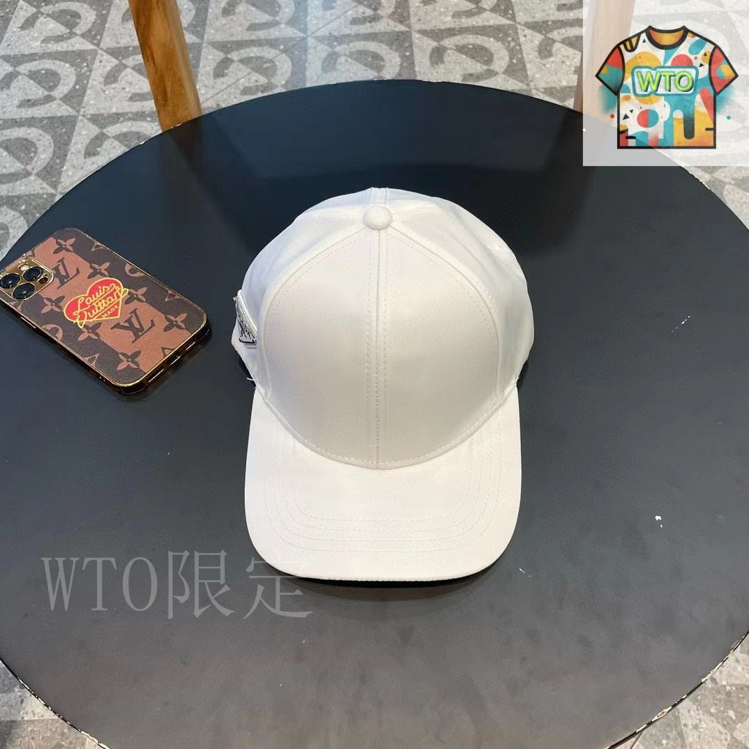 【極美品 現行】PRADA キャップ 帽子 三角ロゴ ウール M PRADA】RE-NYLON Triangle Logo Ball Cap☆2HC274 2DMI F0002