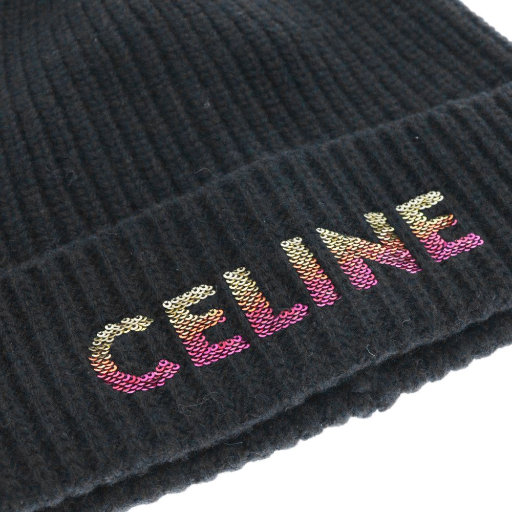 CELINE (セリーヌ) 22AW Embroidered Beanie グラデーションロゴ