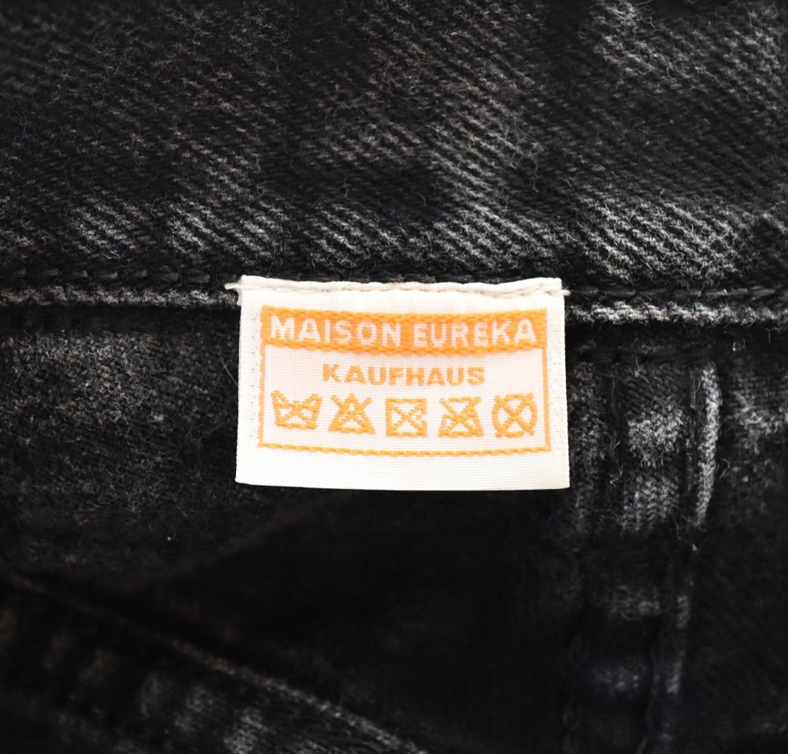 maison eureka ブラックデニム S MAISON EUREKA（メゾンエウレカ）の「【MAISON EUREKA(メゾン