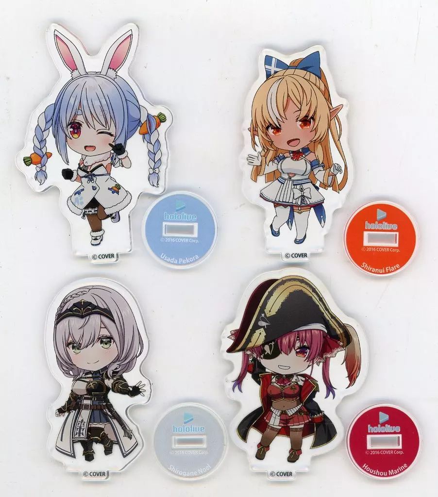 ホロライブ ねんどろいどぷらす アクリルスタンド 全種 セット ホロライブ ねんどろいどぷらす アクリルスタンド 0期生/1期生/2