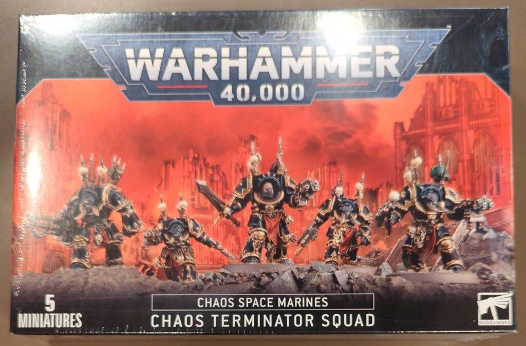 GAMES WORKSHOP WARHAMMER40000 CHAOS SPACE MARINES CHAOS TERMINATOR SQUAD ケイオス ターミネイター スカッド