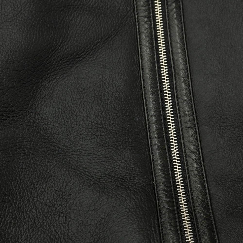 中古】コス COS 2023年秋冬 ラムレザー ボア リバーシブル レザー  