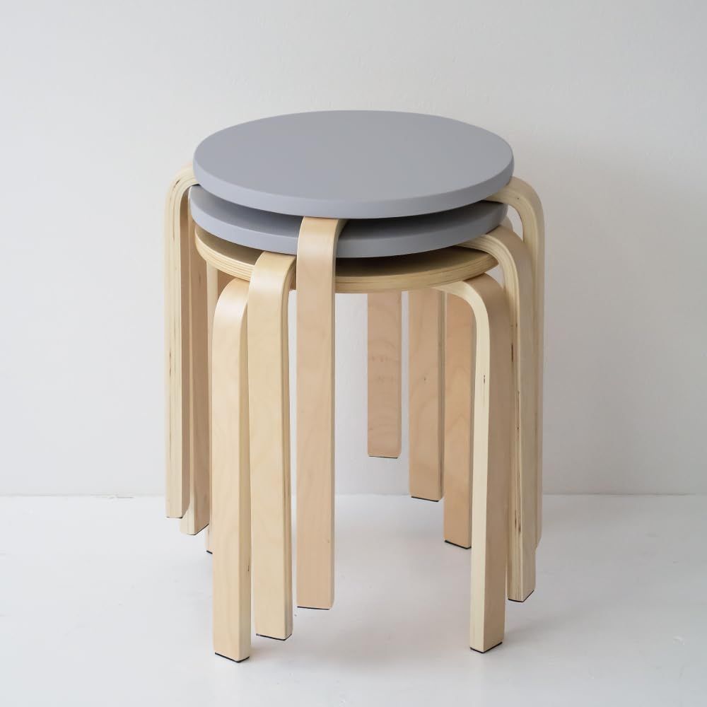 新品 送料込み スツール 椅子 1脚 スタッキング グレー 送料無料】 キャミニ スタッキングスツール スツール 椅子 1脚