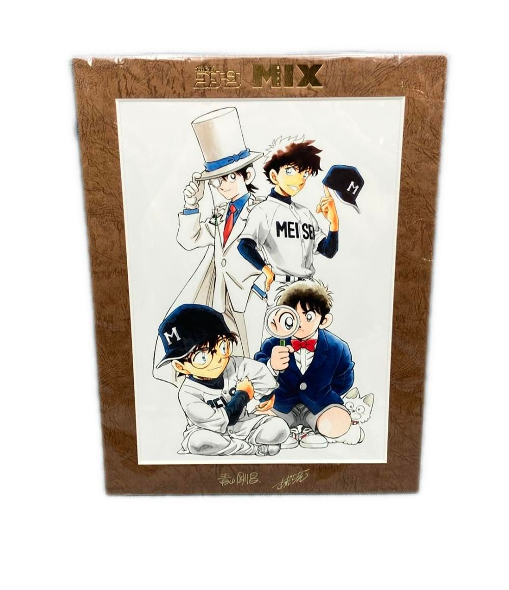 名探偵コナン　mix  コラボ　複製原画 名探偵コナン あだち充 MIX コラボ 複製原画