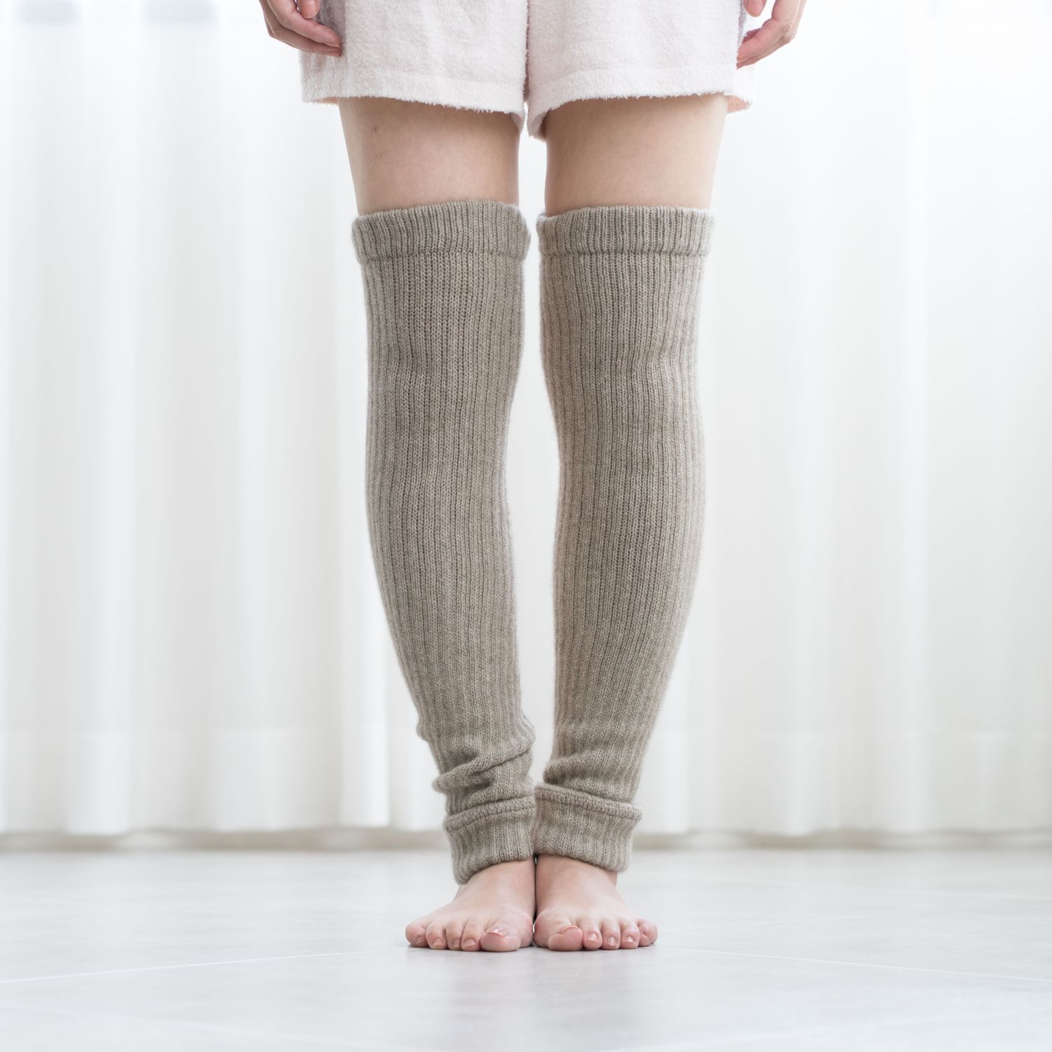 ポッサムメリノ レッグウォーマー リブ ロング 膝上 レディース おしゃれ 締め付けない 冬 足 あったか グッズ 防寒 プレゼント かわいい メリノ ウール 彼女 誕生日 記念日 クリスマス 膝上リブロング 玉井商店 TAMAI PRN-010 Tm007