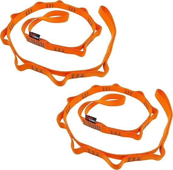 【在庫処分】GM CLIMBING 22kN CE UIAA認証 16mm ナイロンデイジーチェーン スリング 120cm エイドクライミング ラッペル 空中ヨガ ハンモック スリング ストラップベルト