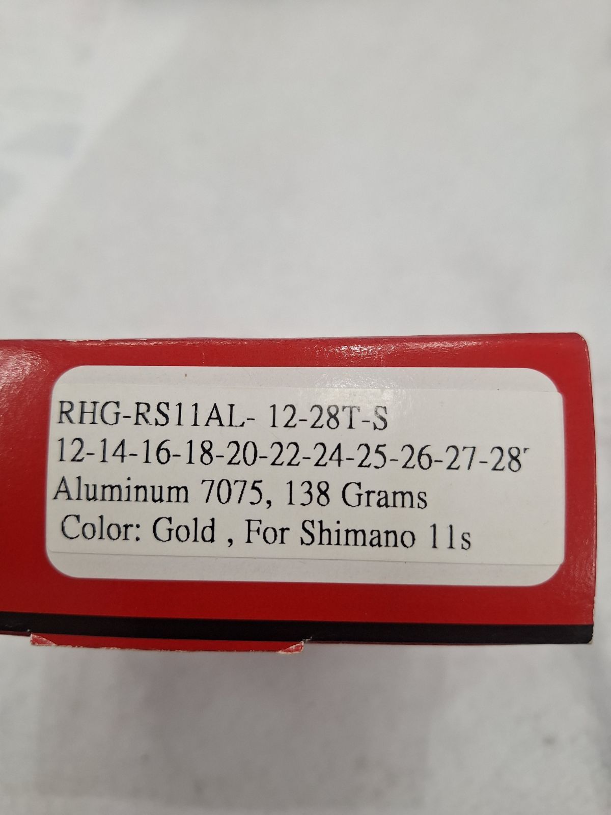 RECON スプロケット 11S 12T-28T ゴールド LAWEED_CL