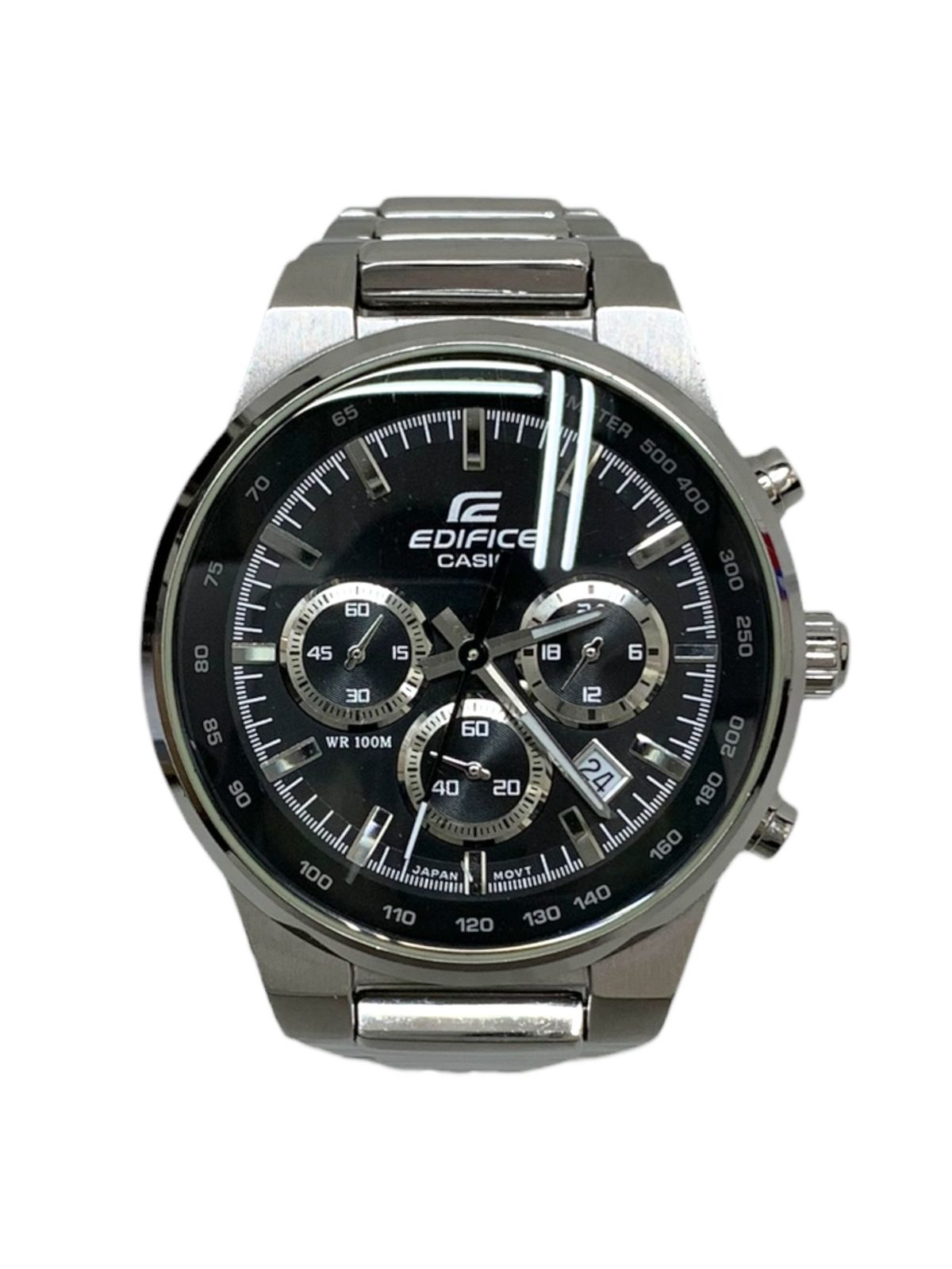 ジャンク品　EDIFICE クロノグラフ ブラック ジャンク品 EDIFICE クロノグラフ ブラック