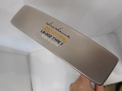 本間ゴルフ LB-202 プラチナメッキ パター PT スチール フレックスその他 メンズ 男性用 右利き 右用 Cランク ゴルフクラブ