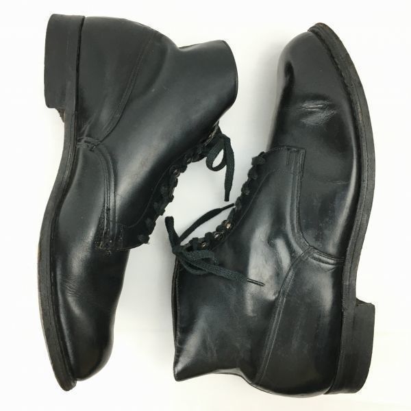 欧州70年代以前? Vintage 品 ショート丈ミリタリーブーツ チャッカ  