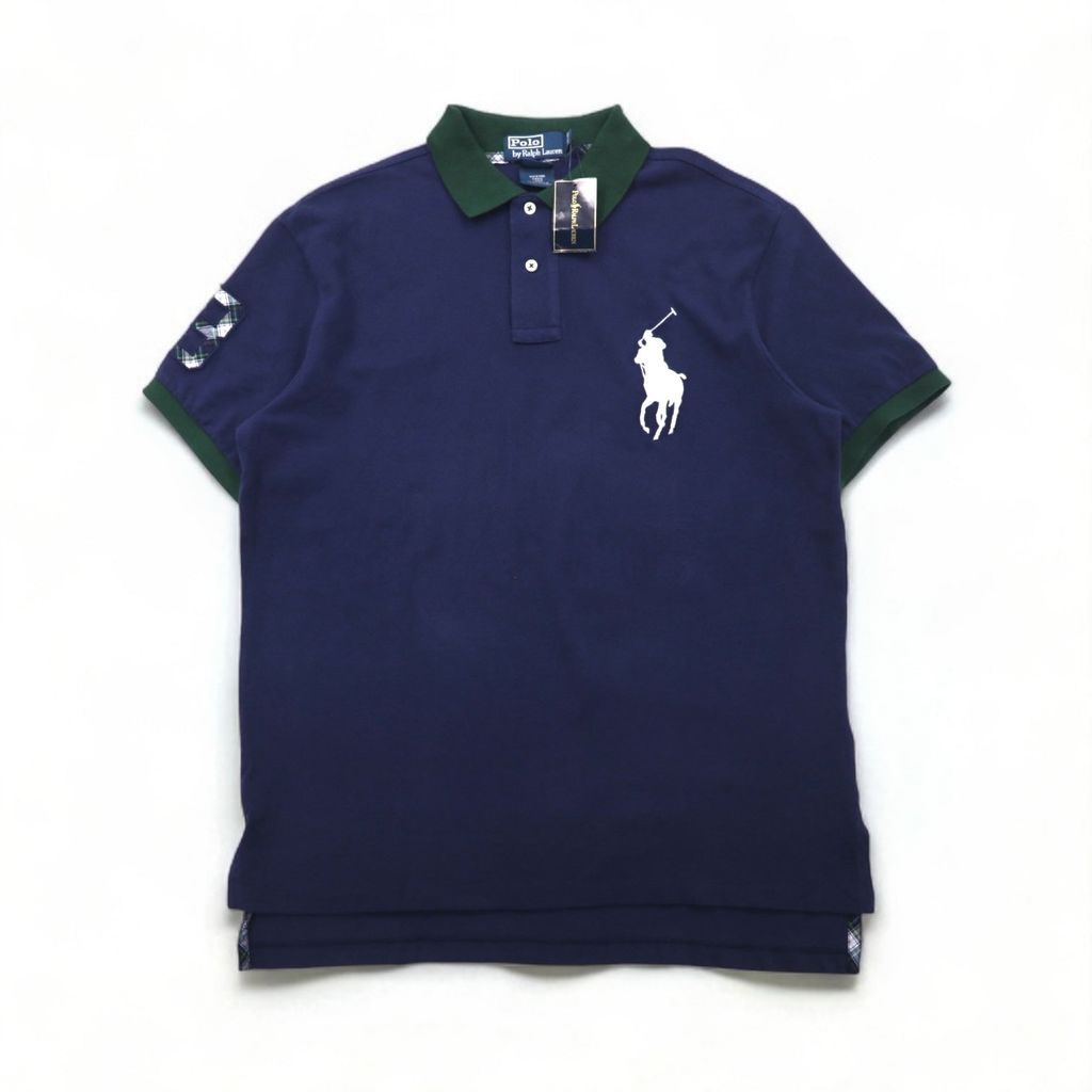 Polo by Ralph Lauren 90年代 ビッグポニー刺繍 ポロシャツ L