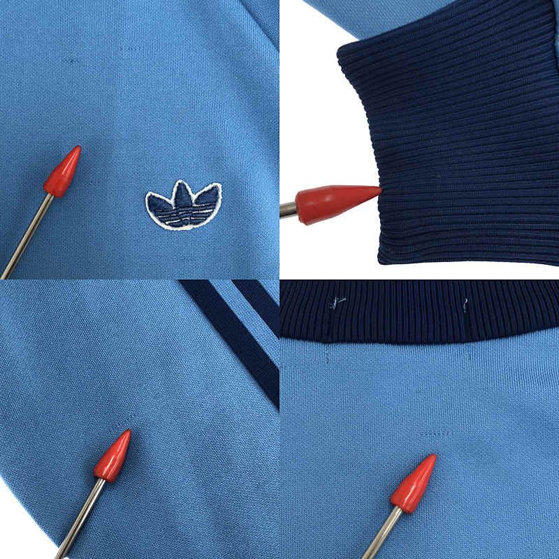 【美品】80's デサント期 adidas アディダス トラックジャケット 1号 80s 90s デサント アディダス トラックジャケット ジャージ