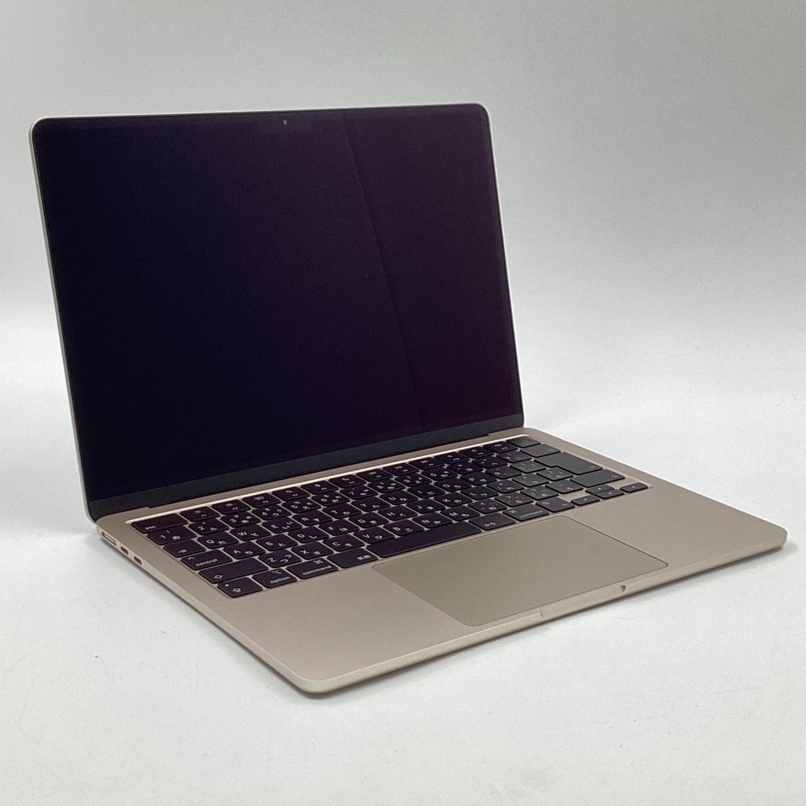 Apple MacBook Air 13.6インチ 2025 Apple M2 16GB SSD 512GB スターライト 97 動作 済 全額返金保証 最速発送