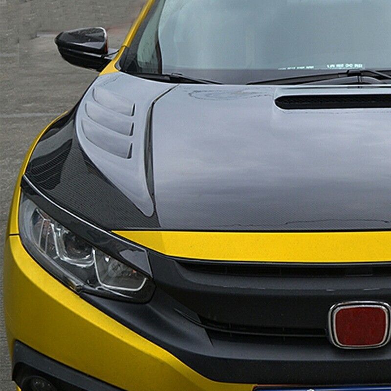 新型シビック FC1 FK7 FK8 パーツ ハッチバック セダン タイプR リアルカーボンヘッドライトガーニッシュ WWW_SUPERTOOLSSHOP_NL