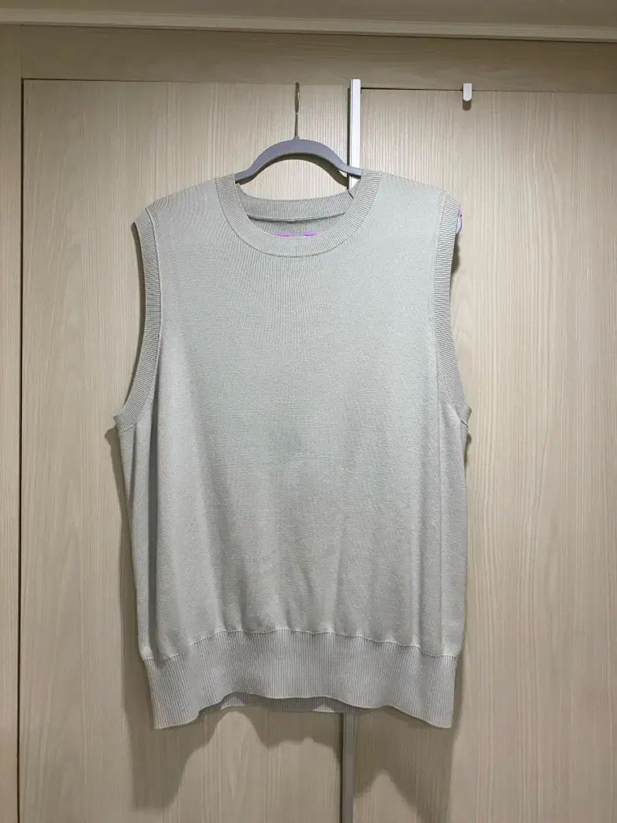 ポッタリー ニット ベスト グレー 2 サイズ