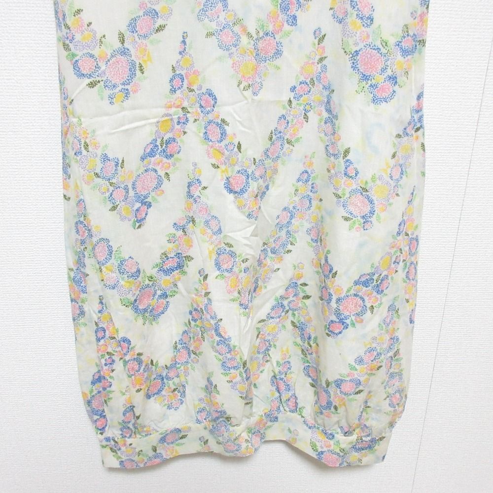 美品 mina perhonen ミナペルホネン flower curtain シルク 