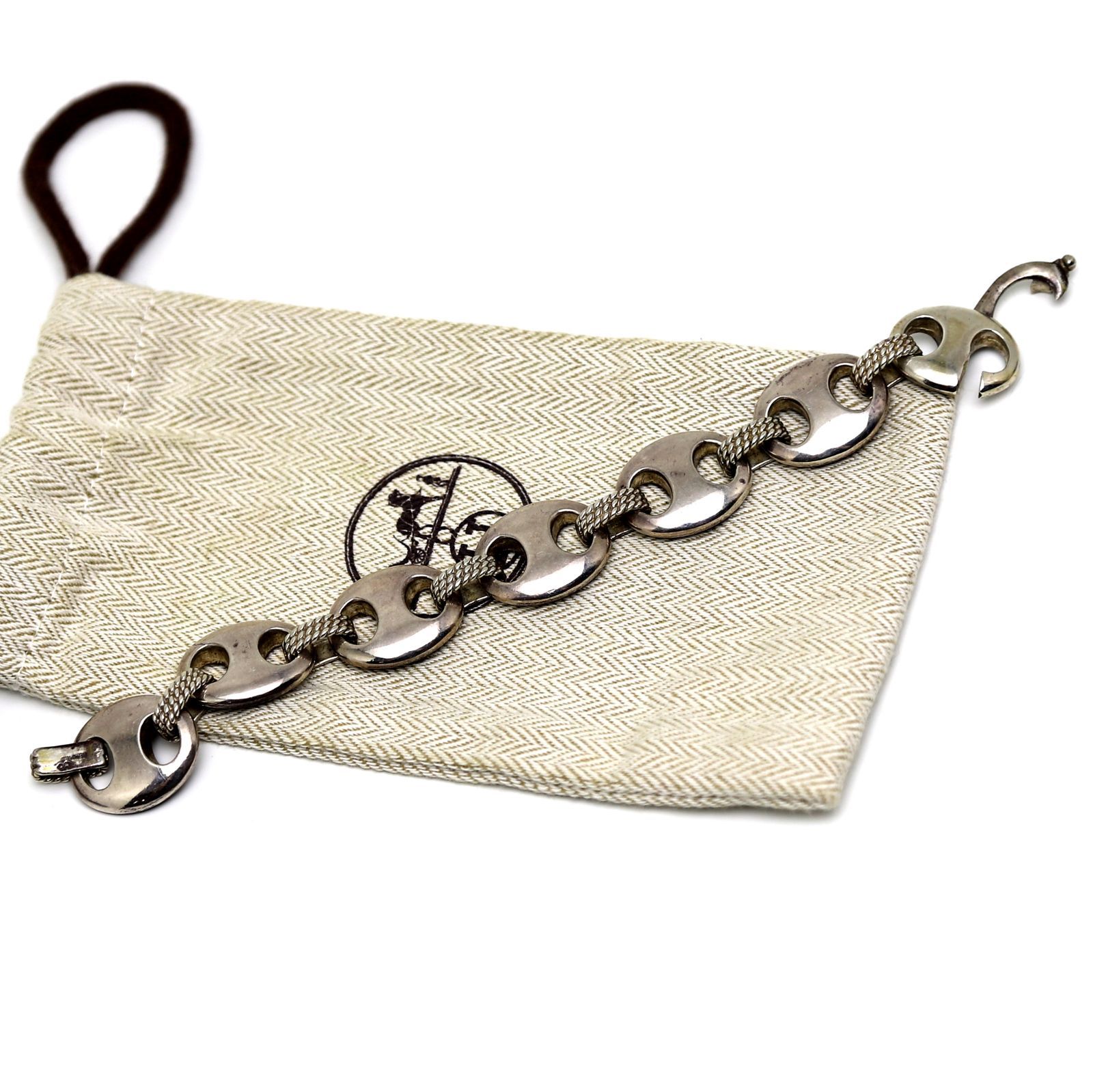 48974】HERMES エルメス シュロワ ブレスレット SILVER シルバー SV