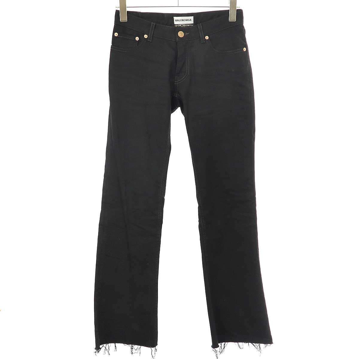 BALENCIAGA UNIFIT ダメージデニムパンツ BALENCIAGA バレンシアガ 21SS カットオフダメージデニムパンツ