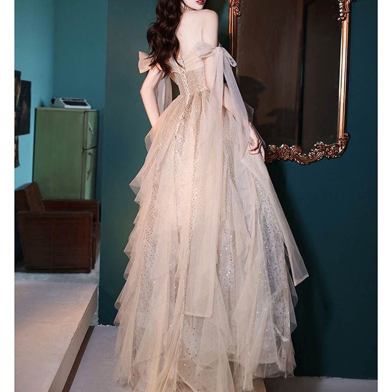 ロングドレス 演奏会発表会 ステージ パーティー イブニングドレス 総