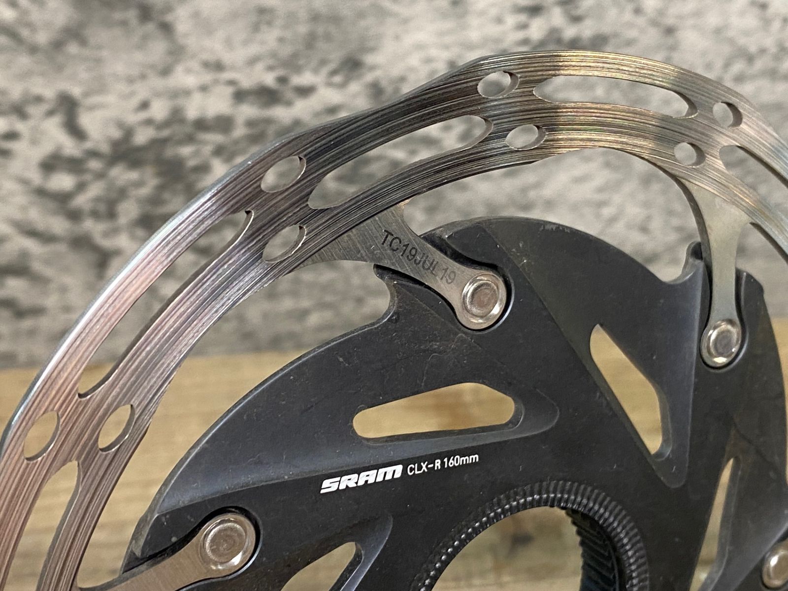 SRAM CLX 160mm 2枚セット ディスクブレーキ センターロック ☆SRAM