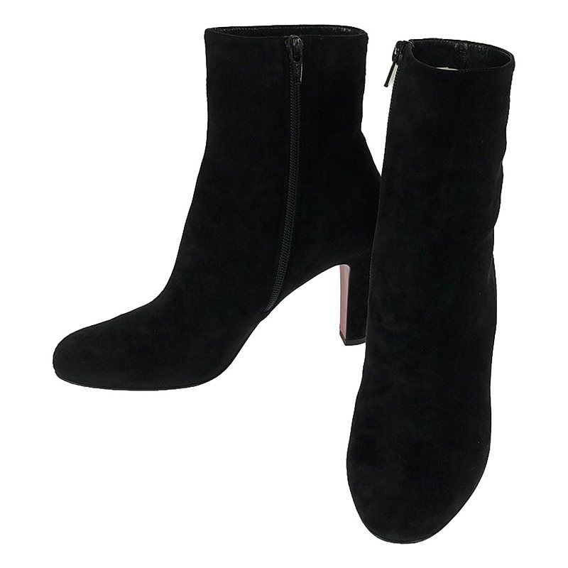 クリスチャン・ルブタン ブーティ ショートブーツ スウェード 36