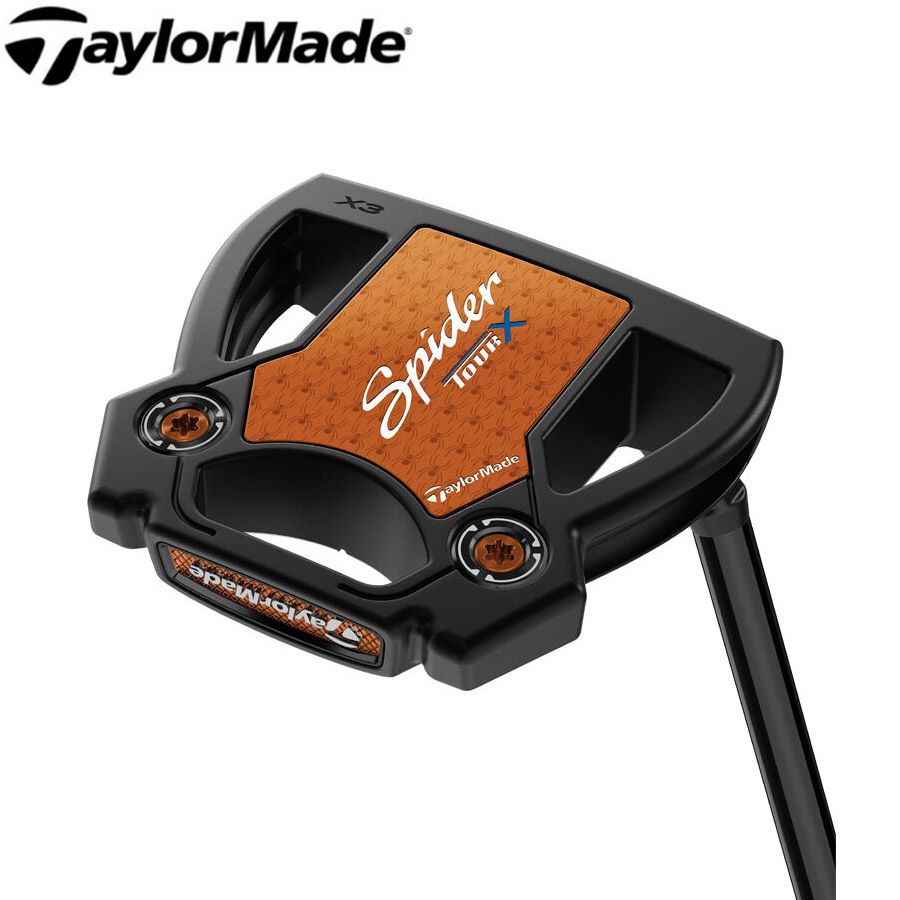 Taylormade Spider TOUR X トゥルーパス スモールスラント ブラック 