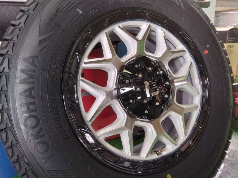 ハイエース200系 国産 スタッドレス ヨコハマ アイスガード SUV G075 215 65R16 車検対応 タイヤホイール 4本セット 16インチ LEXXEL InFerno レクセル インフェルノ FFCRYSTALESIA_COM