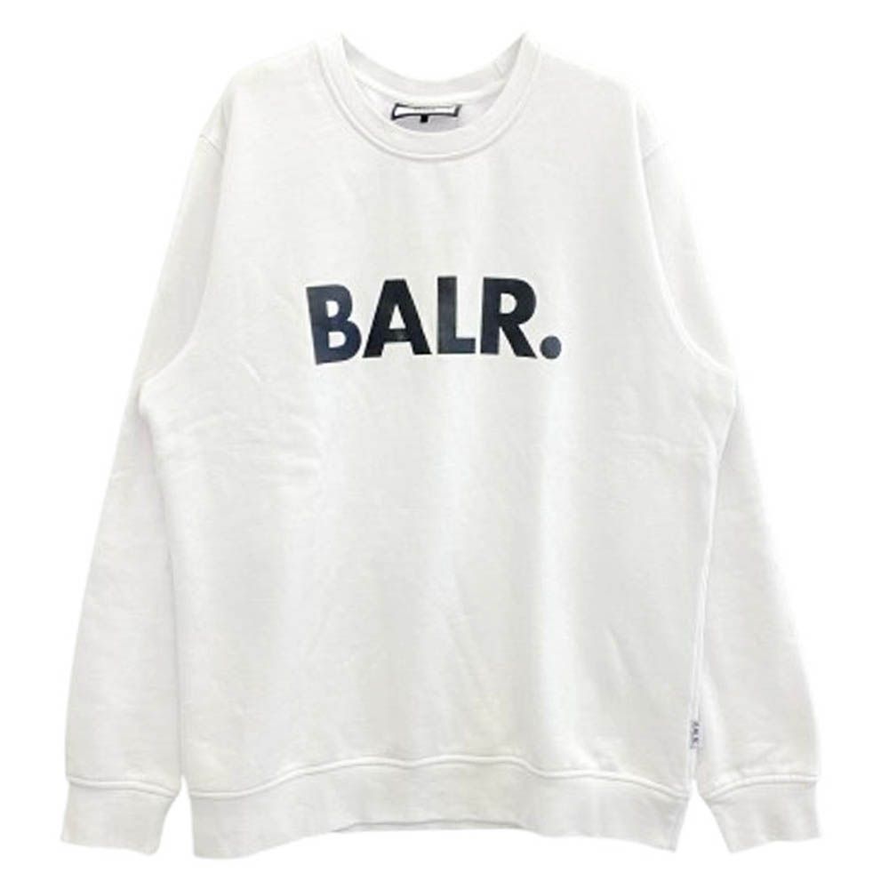 ボーラー BALR. ロゴプリント スウェット トレーナー ホワイト系