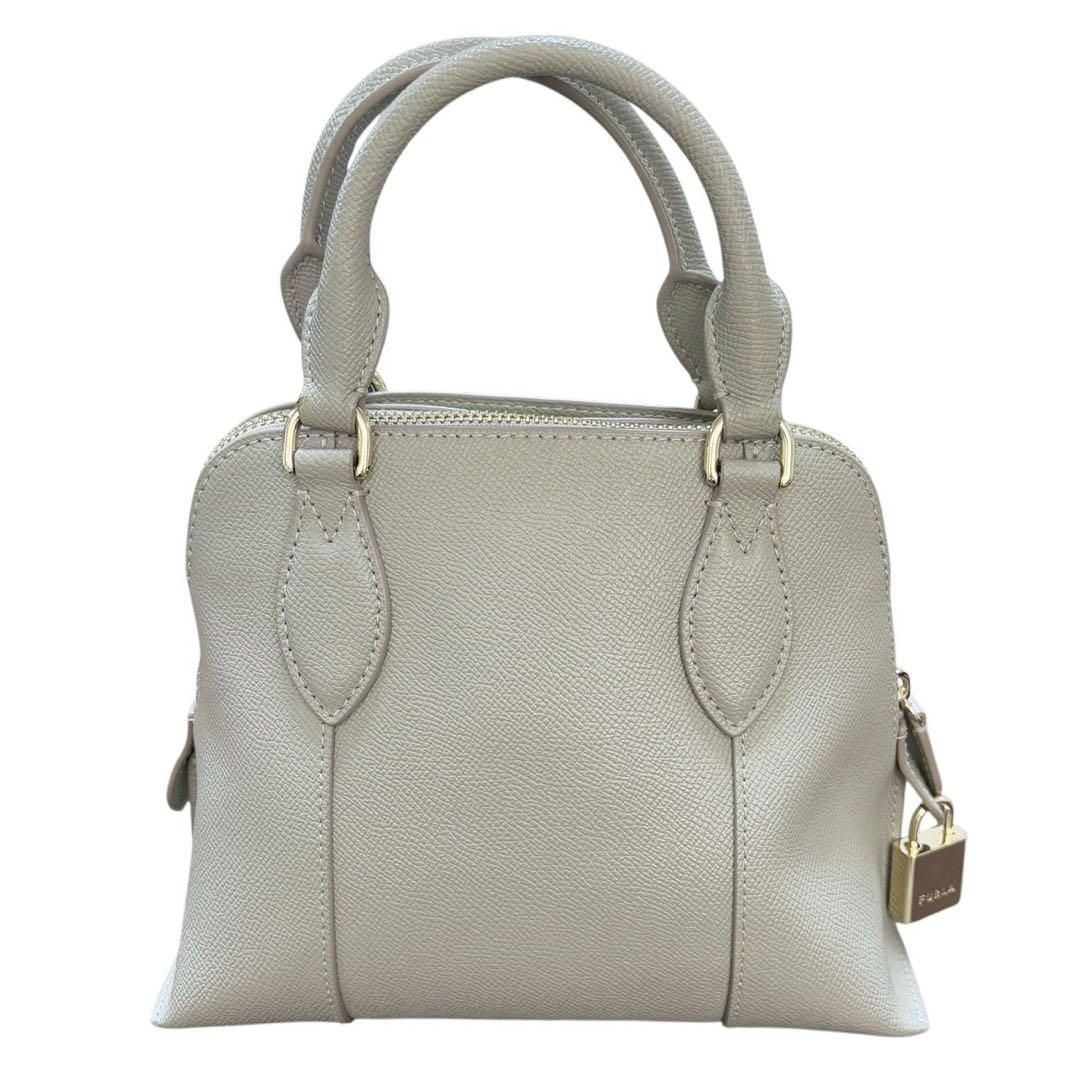 極美品 FURLA フルラ VITTORIA DOME S 2way ショルダーバッグ 
