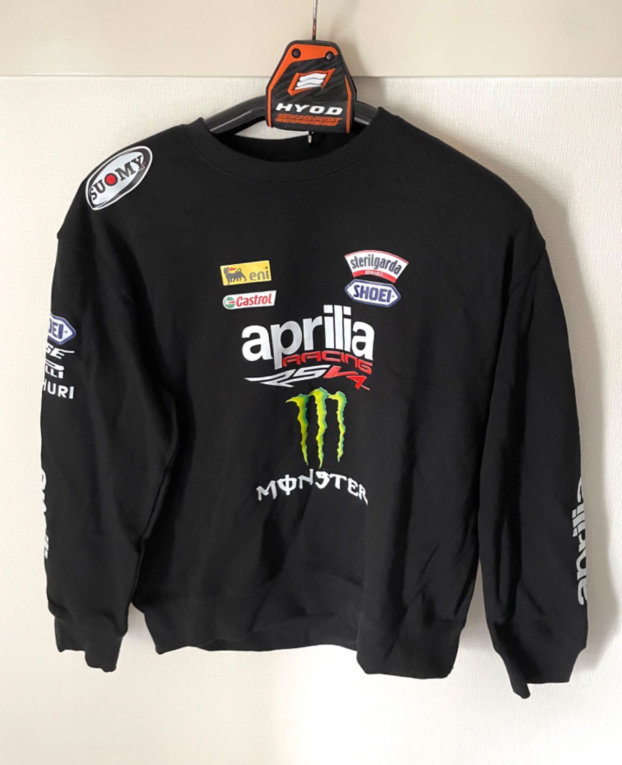 アウトレット新品 L アプリリア MotoGP RACING TEAM Aprilia RSV4 レーシング スウェット オートバイ アウトドア スポーツグッズ