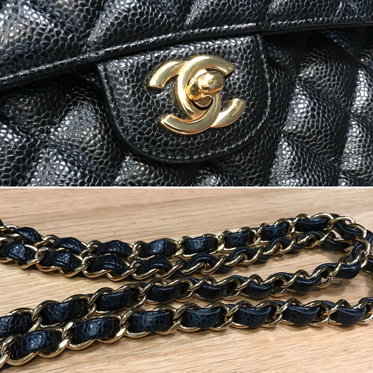 超美品】シャネル マトラッセ23 Wフラップ Wチェーンショルダーバッグ 