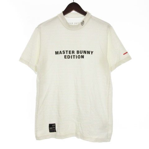 マスターバニー MASTER BUNNY Tシャツ 半袖 ハイネック ゴルフウェア 5 ホワイト 231012E