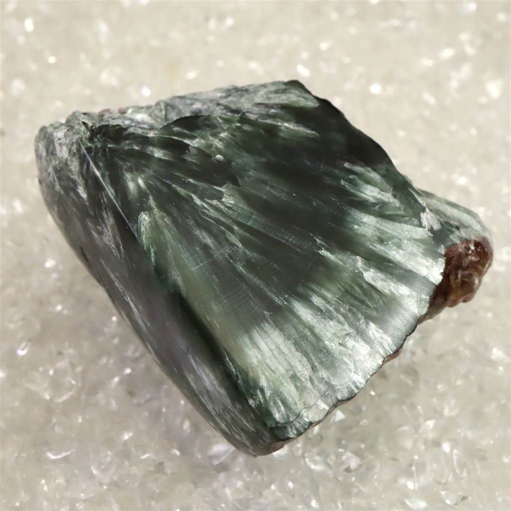 セラフィナイト クリノクロア 62mm原石 一部磨き 95g 【榎本通商