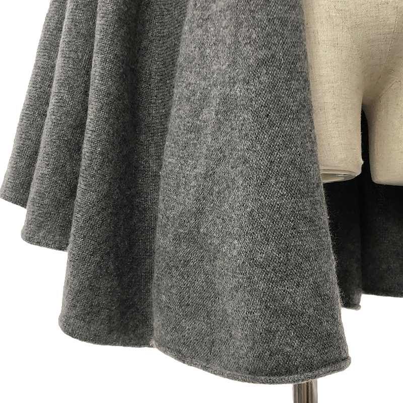 AGNONA / アニオナ | ホワイトカシミヤ ショール ニットカーディガン | M | グレー | レディース AGNONA / アニオナ | ホワイトカシミヤ ショール ニットカーディガン