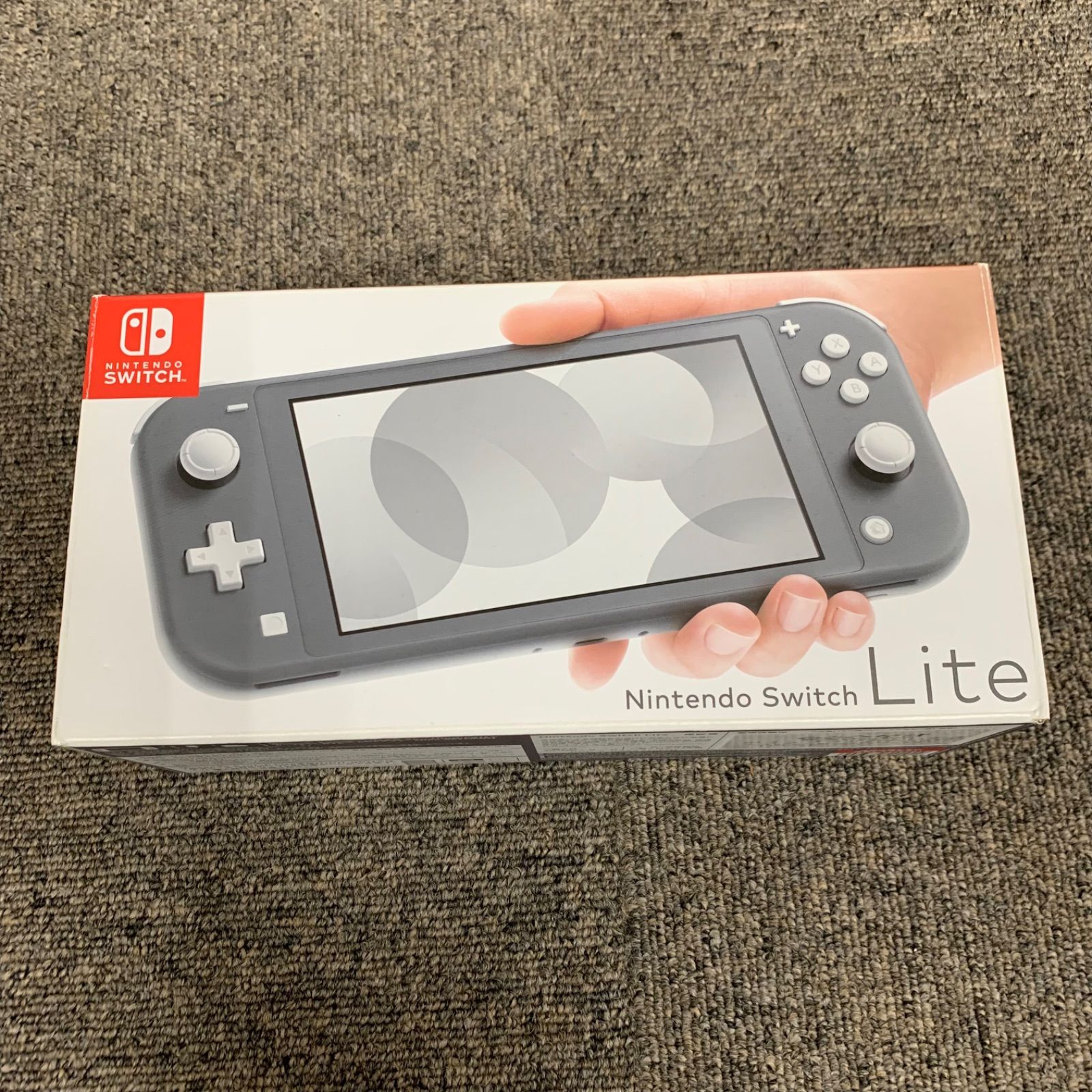 ニンテンドースイッチLite本体 グレー SDカード・ゲオ保証つき - メルカリ