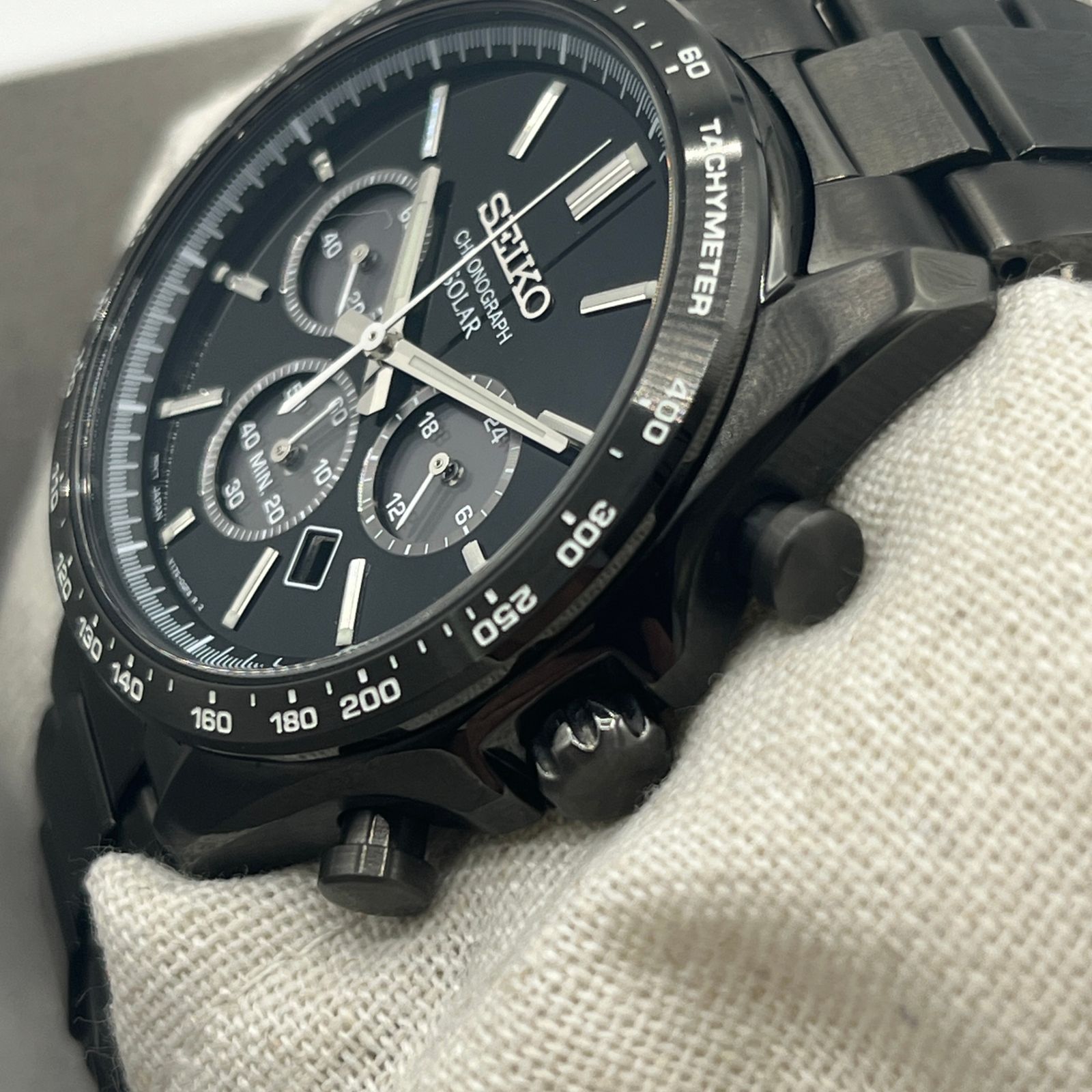 SEIKOセイコー メンズ腕時計クロノグラフ ブラック 圧倒的存在感 高品質 sbpy169_6.jpg