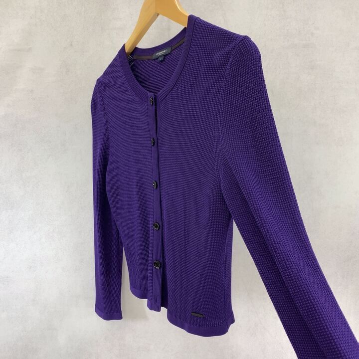 美品 BURBERRY B1N01-802-36 ボタン ニット カーディガン 1 S-M相当