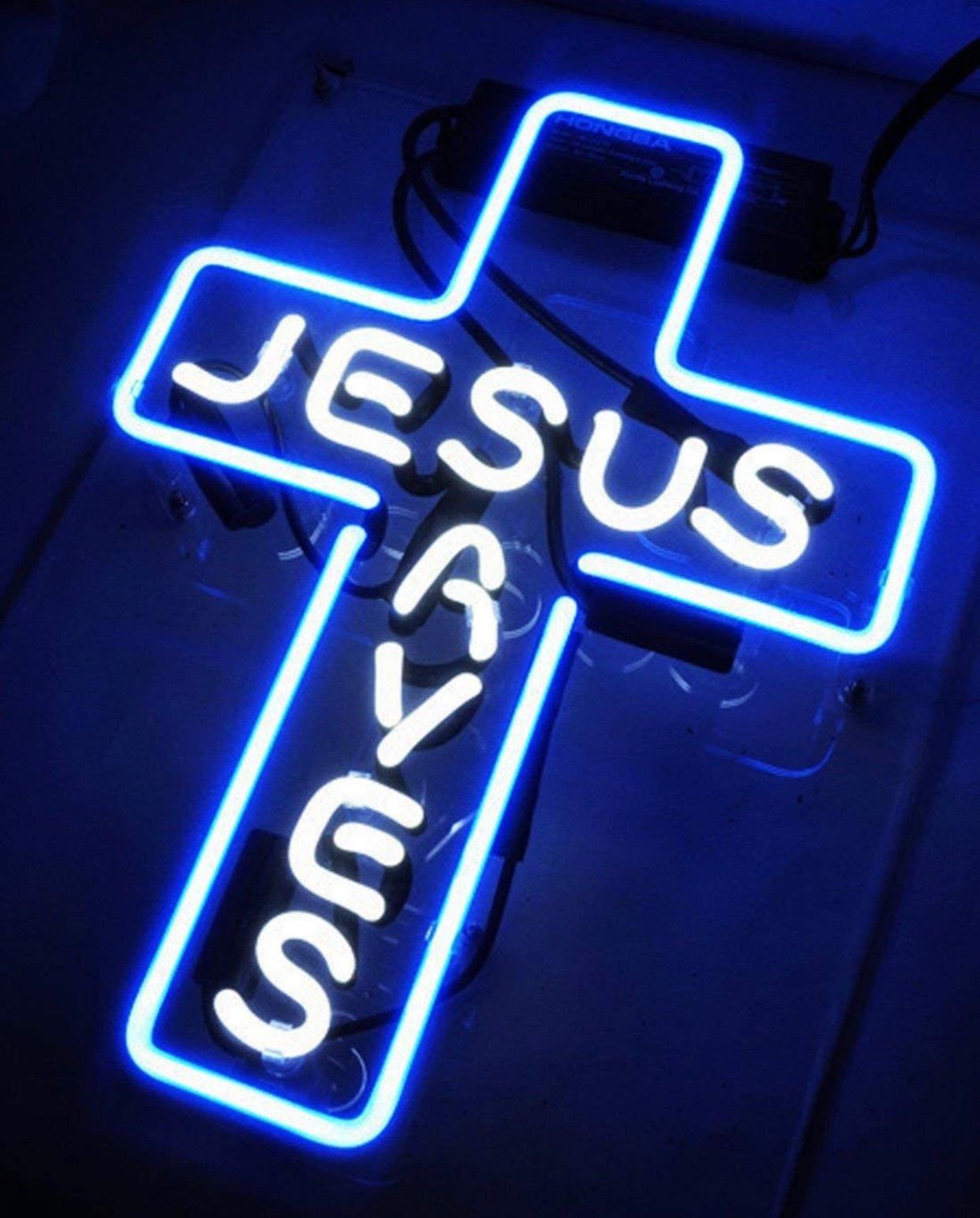 オーダーメイド　ネオンサインJESUS SAVES NEON管　14*9インチ オーダーメイド ネオンサインJESUS SAVES NEON管 14*9インチ 【公式通販】