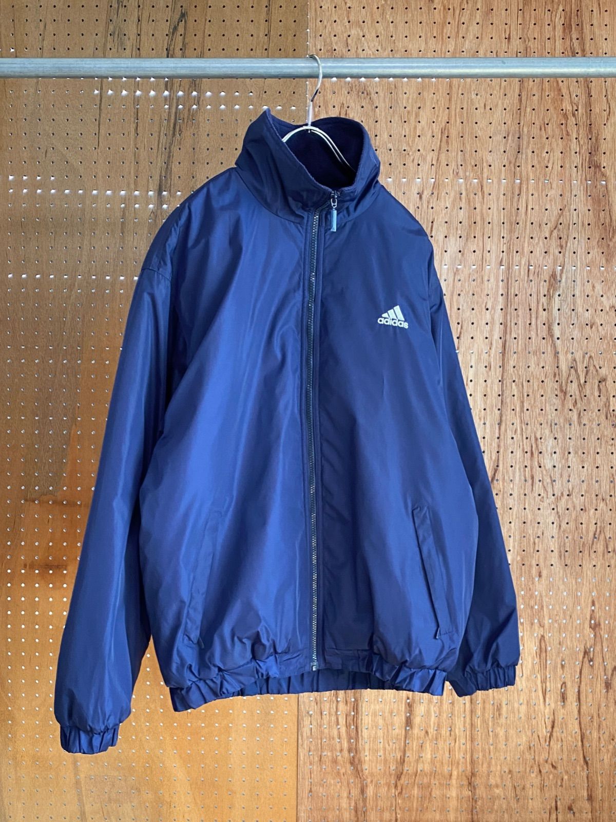 adidas adventure 長袖フリース サイズM ブルー 90's 美品 - アウター