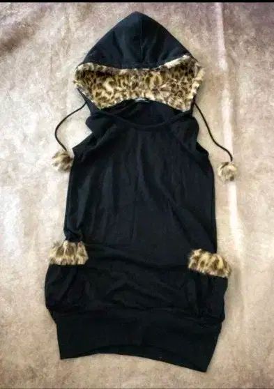 姉ギャル レオパード フード ブラック ONE PIECE