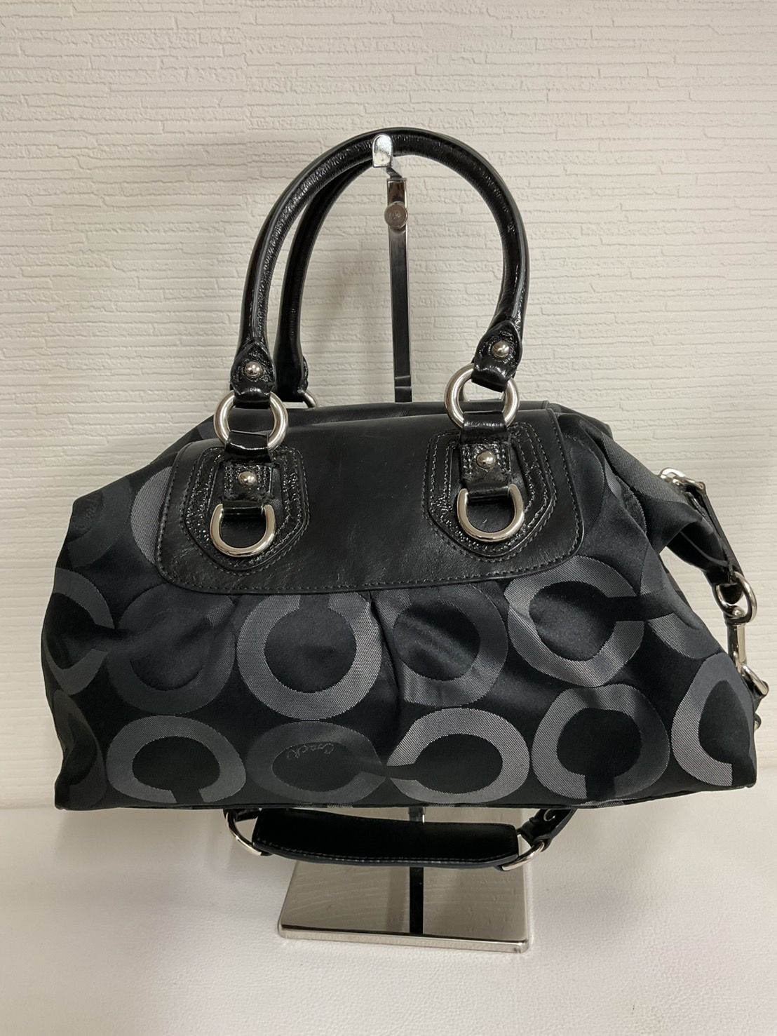 中古美品正規品】COACH コーチ マディソン オプアート 2WAY