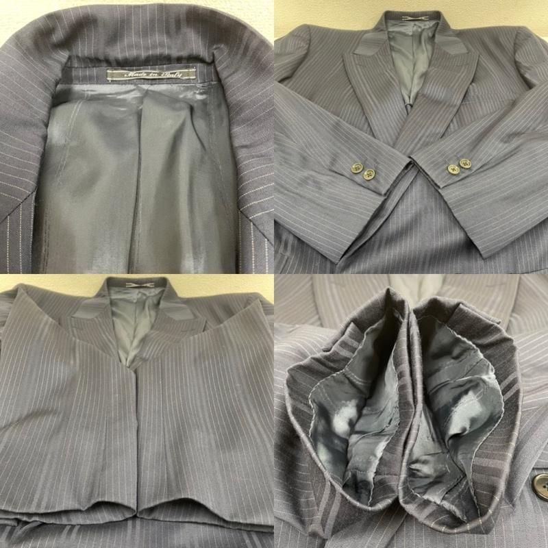 GIANNI VERSACE ジャンニヴェルサーチ スーツ ストライプ ダブル