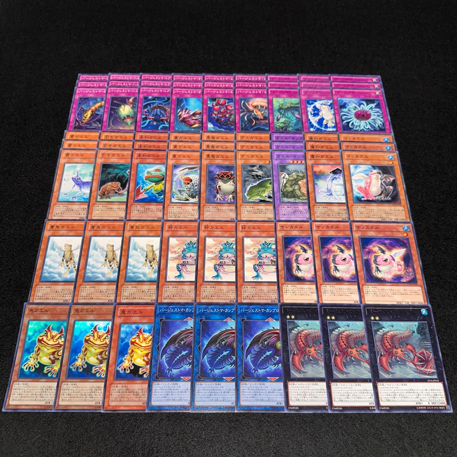 遊戯王 - 即日発送！【カエルバージェストマ】デッキ　遊戯王 遊戯王 カエルバージェストマデッキ40枚+EX15枚 (Used