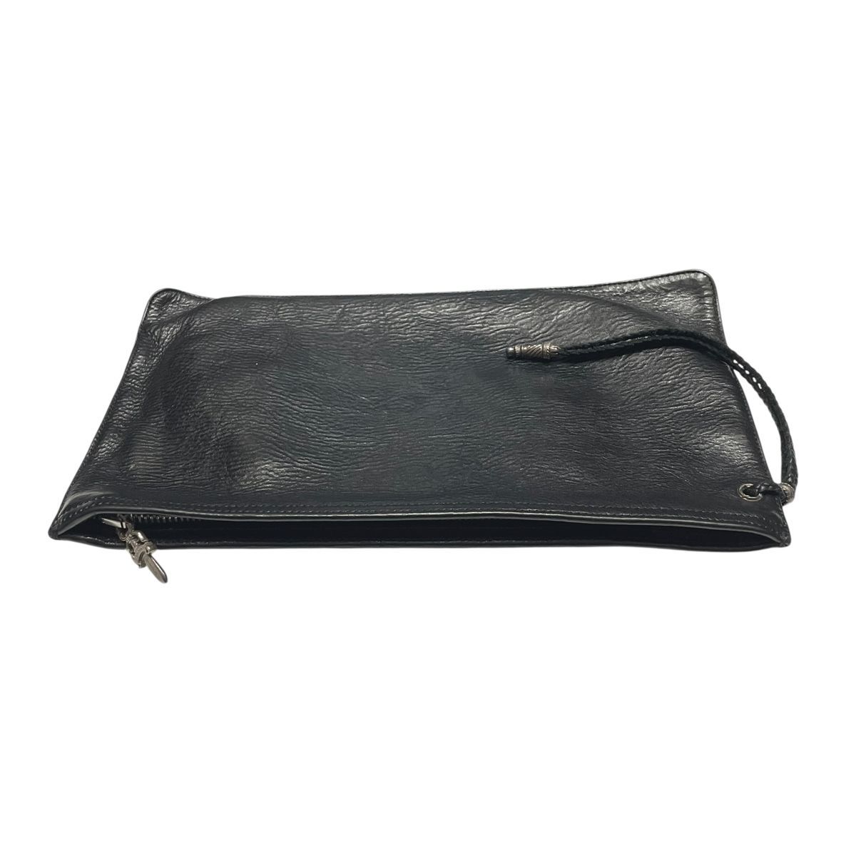 【CHROME HEARTS】 レザー クラッチバッグ FLAT MED PLANE CHROME HEARTS クロムハーツ クラッチバッグ FLAT MED PLANE
