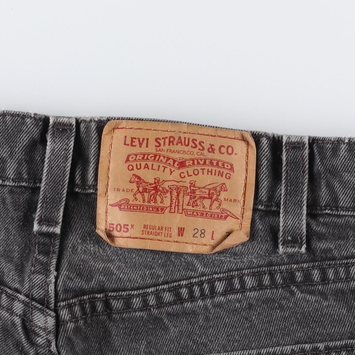 古着 90年代 リーバイス Levi's 505 REGULAR FIT STRAIGHT LEG ...