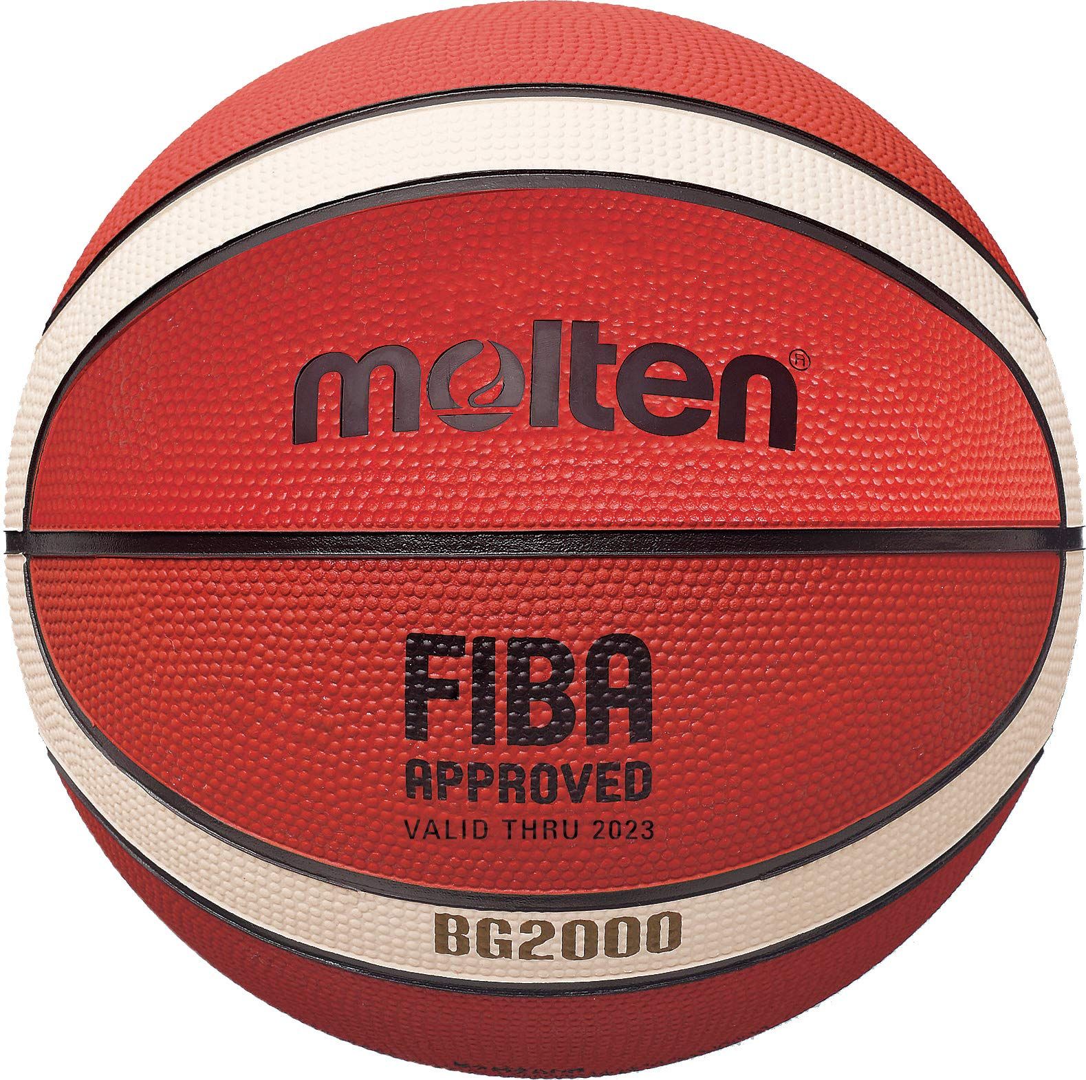 Molten BG-シリーズ レザーバスケットボール FIBA承認 BG2000 サイズ6 B6G2000 ツートーン