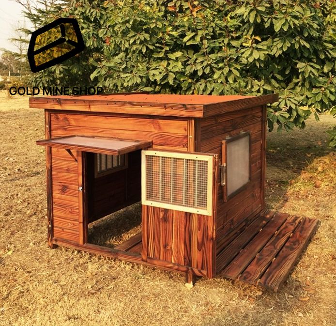 屋外防水犬小屋 L