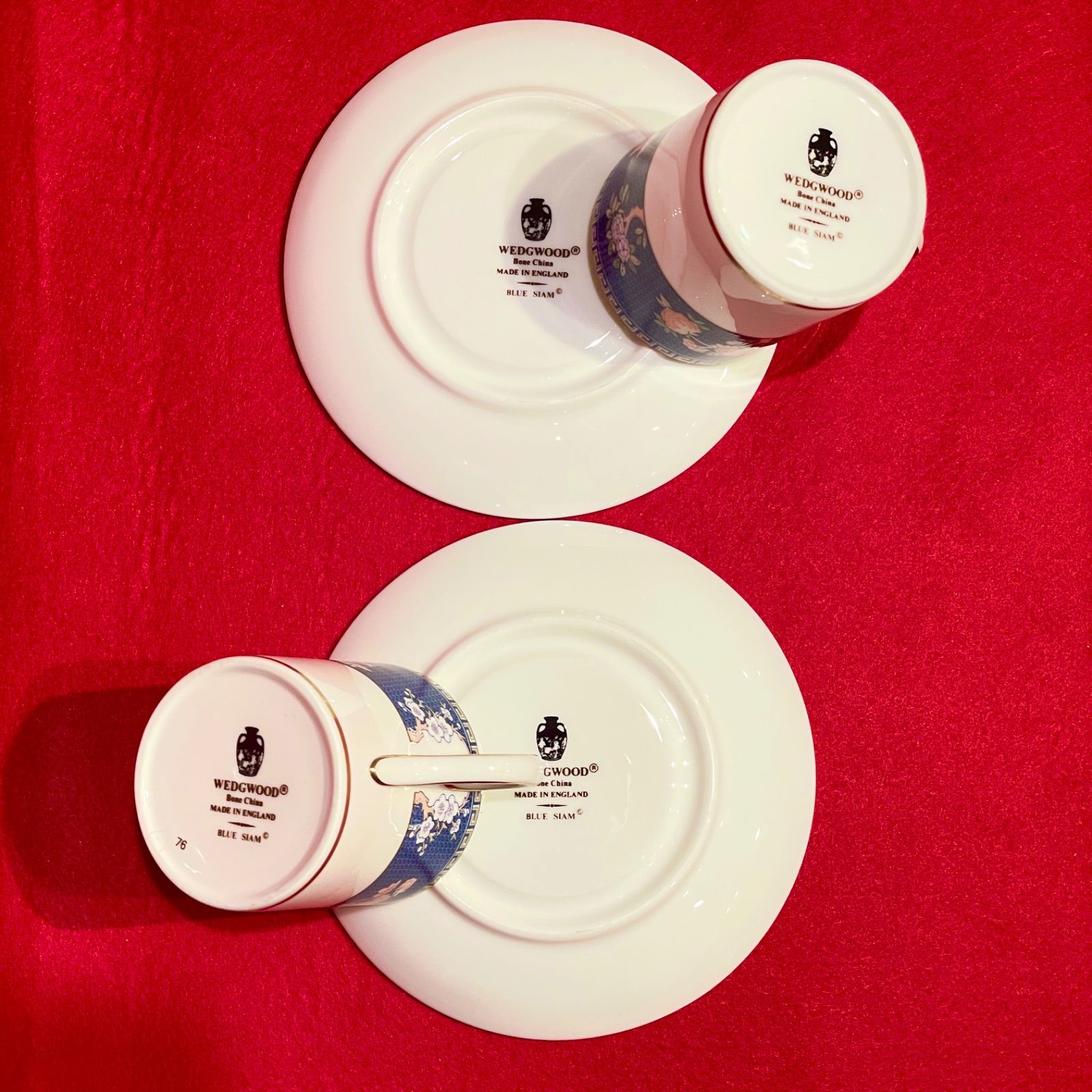 ウェッジウッド WEDGWOOD ブルーサイアム Blue Siam カップ＆ソーサー