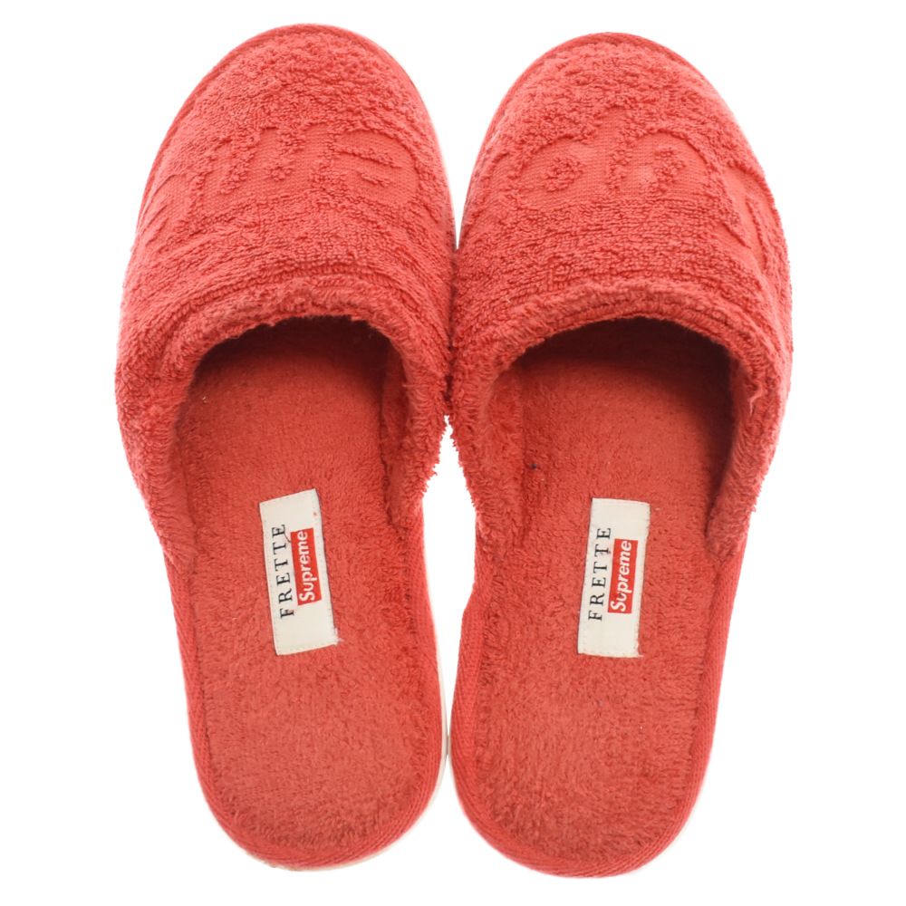 Supreme - Supreme Frette Slippers スリッパ レッド 赤 8-10 Supreme Frette Slippers Red US8/10 SS19 BRAND NEW | eBay